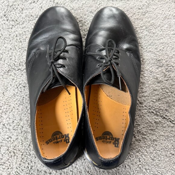 Dr. Martens 1461 Smooth Leather Oxford Shoes Men's Size 14 -3 hole Black - VGUC - Picture 6 of 13